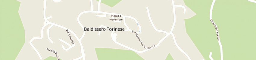 Mappa della impresa trattoria piemontese a BALDISSERO TORINESE