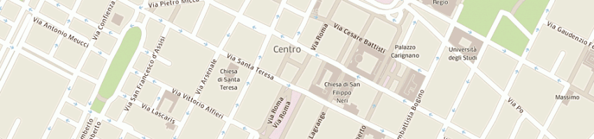 Mappa della impresa montblanc italia retail srl a TORINO