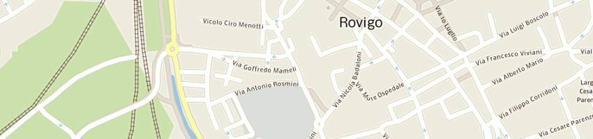 Mappa della impresa zatti andrea a ROVIGO