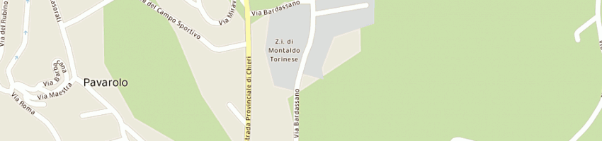 Mappa della impresa martinetti flli srl a MONTALDO TORINESE