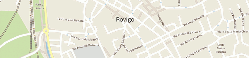 Mappa della impresa societa' dante alighieri a ROVIGO