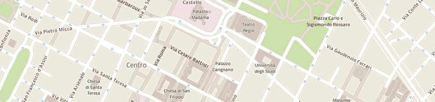 Mappa della impresa reale compagnia italiana spa a TORINO