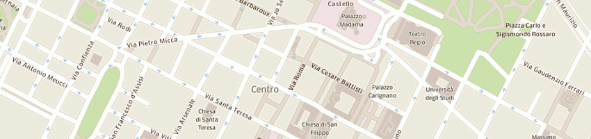 Mappa della impresa gioiello di orecchia giuseppe - argenteria gioielleria giuseppe a TORINO