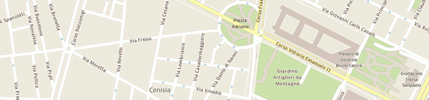 Mappa della impresa berzano davide a TORINO