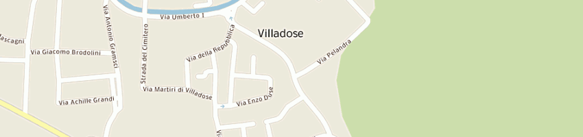 Mappa della impresa punto verde a VILLADOSE