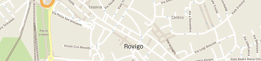 Mappa della impresa fioreria boscolo a ROVIGO