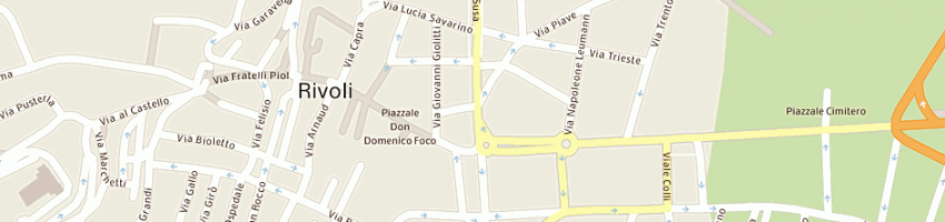 Mappa della impresa bar tiffany di jomarlu snc a RIVOLI