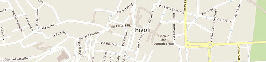 Mappa della impresa aldente di ciullo antonio a RIVOLI