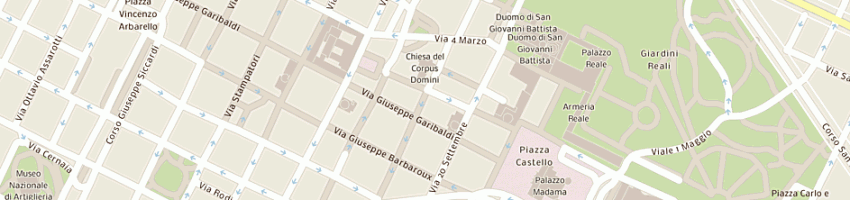 Mappa della impresa pizza menu di licata domenico a TORINO