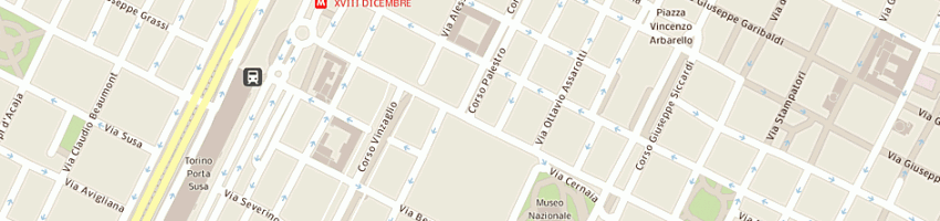 Mappa della impresa albergo antico distretto a TORINO