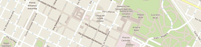 Mappa della impresa bar conte verde di stinelli giuseppe a TORINO