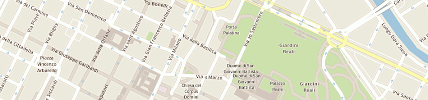Mappa della impresa centro storico torino spa a TORINO