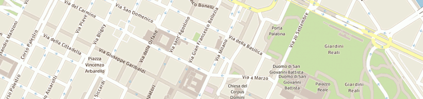 Mappa della impresa gipi market a TORINO