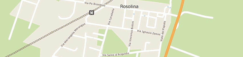 Mappa della impresa tiozzo mauro a ROSOLINA
