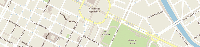 Mappa della impresa rebaudo tappeti (srl) a TORINO