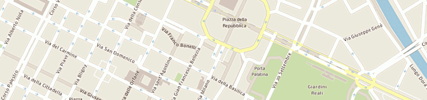 Mappa della impresa le rondini srl a TORINO