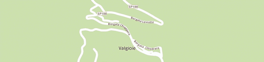 Mappa della impresa ristorante le due valli a VALGIOIE