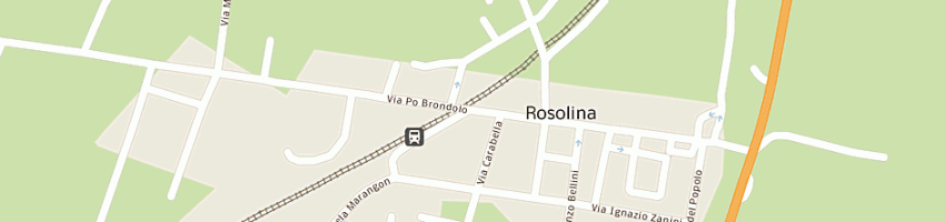 Mappa della impresa fioreria piccole gioie a ROSOLINA
