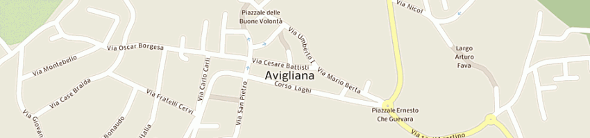 Mappa della impresa pubblioca assistenza croce verde valsusa a AVIGLIANA