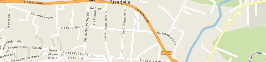 Mappa della impresa meraldi giampaolo di pi meraldi enrico a STRADELLA