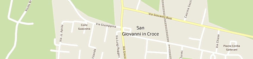 Mappa della impresa poste italiane a SAN GIOVANNI IN CROCE