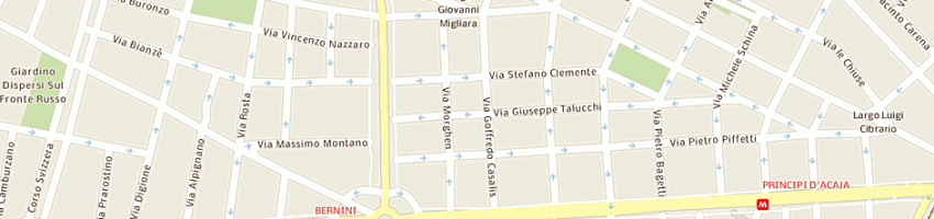 Mappa della impresa perrone silvana a TORINO