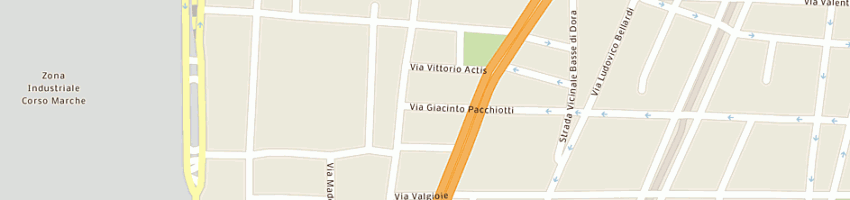 Mappa della impresa edil - val di giacche' valentino e c (sas) a TORINO