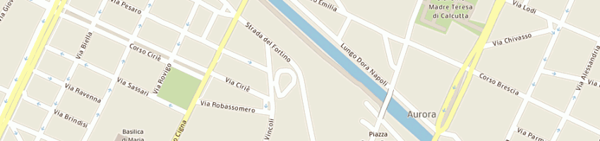 Mappa della impresa pit stop multiservice snc di taverna sergio e c a TORINO