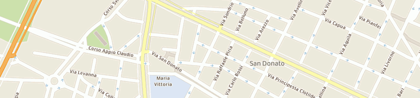 Mappa della impresa brm italiana (srl) a TORINO