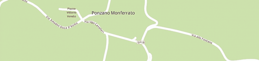 Mappa della impresa municipio a PONZANO MONFERRATO