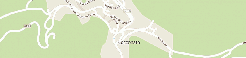 Mappa della impresa cantina del ponte a COCCONATO