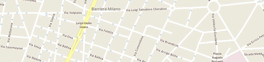 Mappa della impresa bar santhia' a TORINO