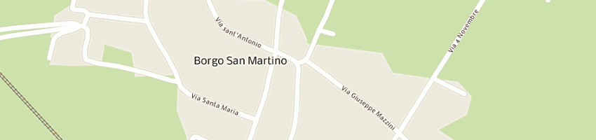 Mappa della impresa elba srl a BORGO SAN MARTINO