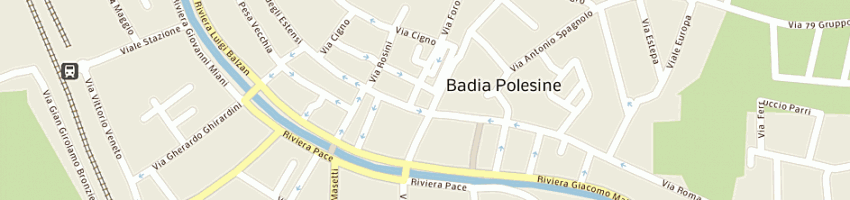 Mappa della impresa municipio a BADIA POLESINE