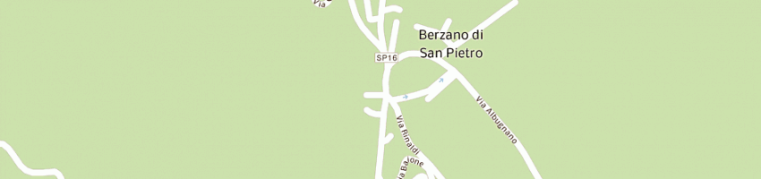 Mappa della impresa poste e telecomunicazioni a BERZANO DI SAN PIETRO