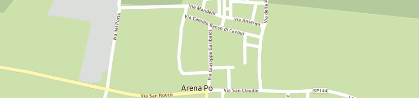 Mappa della impresa gio' bar di mastropietro giorgina a ARENA PO