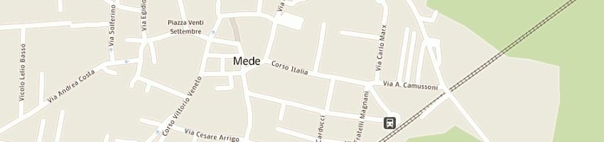 Mappa della impresa caffe' seva a MEDE