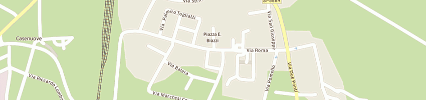 Mappa della impresa gandolfi autogru srl a CASTELVETRO PIACENTINO