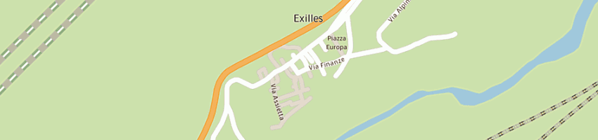 Mappa della impresa municipio a EXILLES