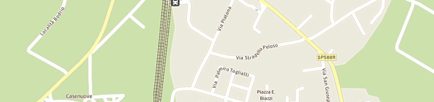Mappa della impresa i due oscar snc scatole per il natale a CASTELVETRO PIACENTINO