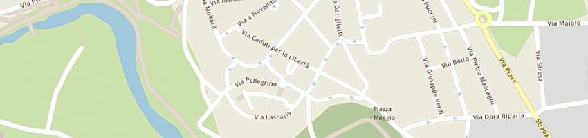 Mappa della impresa alberghina studio ottico a PIANEZZA