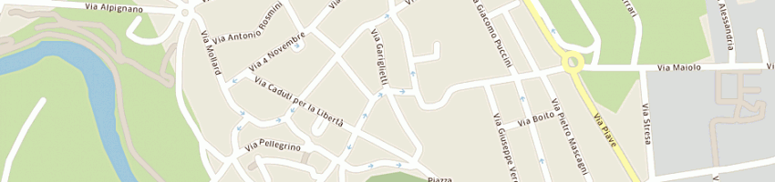 Mappa della impresa centro del colore di bruno antonella a PIANEZZA