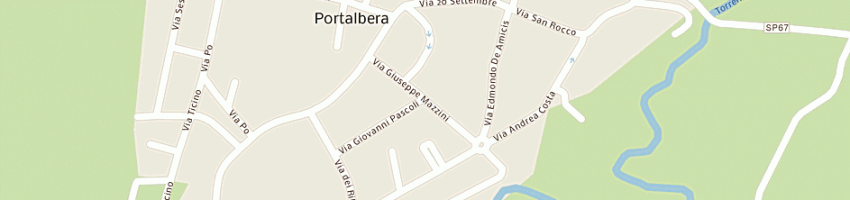 Mappa della impresa municipio a PORTALBERA