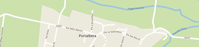 Mappa della impresa lambri giuseppe a PORTALBERA