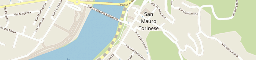 Mappa della impresa bottega del po a SAN MAURO TORINESE