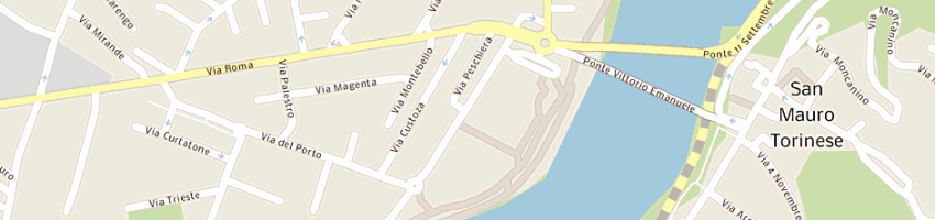 Mappa della impresa travel academy di demerio nicoletta a SAN MAURO TORINESE