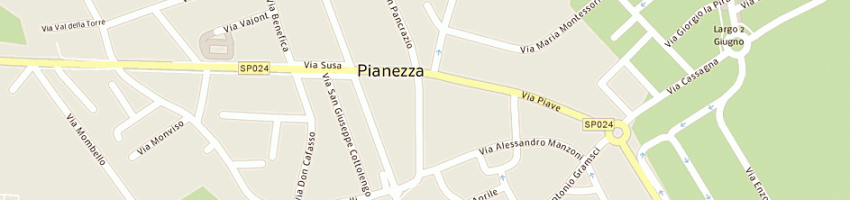 Mappa della impresa la perla a PIANEZZA