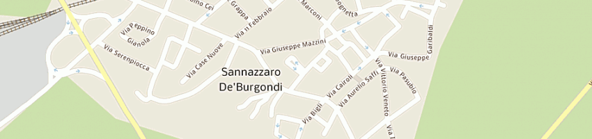 Mappa della impresa sanpaolo imi spa a SANNAZZARO DE BURGONDI