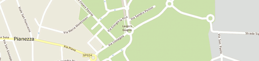 Mappa della impresa pretty women di chiminazzo monica a PIANEZZA