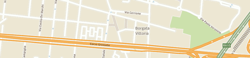 Mappa della impresa aae di bui riccardo a TORINO